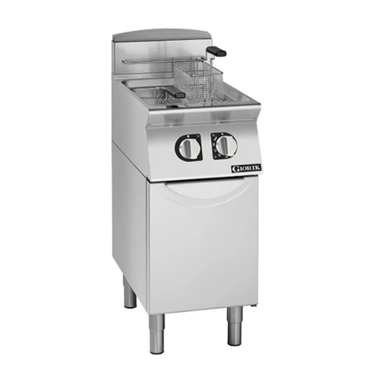 Giorik FG7207TT | 700 Series | 400mm | Split Pan | On Enclosed Base | Gas Fryers