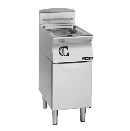 Giorik FG7417PT | 700 Series | 400mm | Single Pan | On Enclosed Base | Gas Fryers