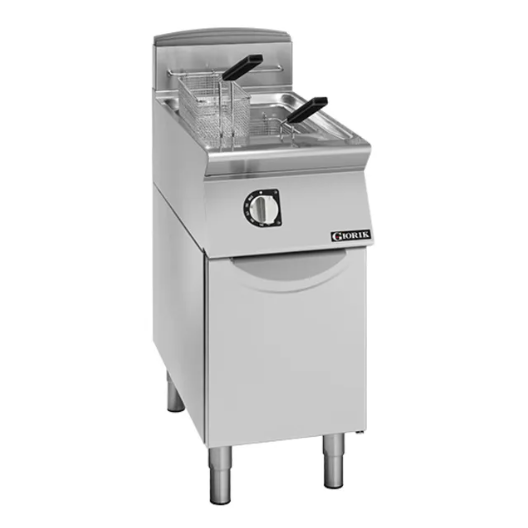 Giorik FG9421PT | 900 Series | 400mm Wide | On Enclosed Base | Gas Single Pan 21L | Fryer | Gas Fryer