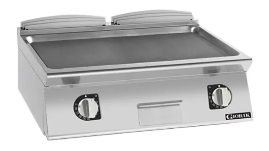 Giorik FLE741TFT | 700 Series |800mm Wide | Smooth Mild Steel Plate | Countertop | Electric Frytop