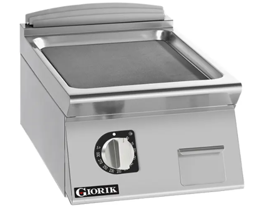 Giorik FLE92TFT| 900 Series| 400mm Wide | Countertop | Smooth Mild Steel | Electric Frytop