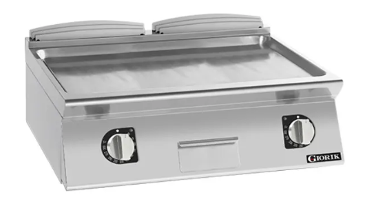 Giorik FLE941TCRXT| 900 Series | 800mm Wide | Countertop | Smooth Satin Chrome | Electric Frytop