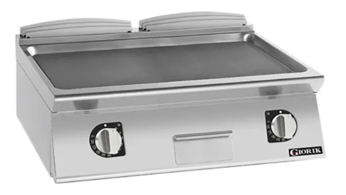 Giorik FLE941TFT| 900 Series | 800mm Wide | Countertop | Smooth Mild Steel | Electric Frytop