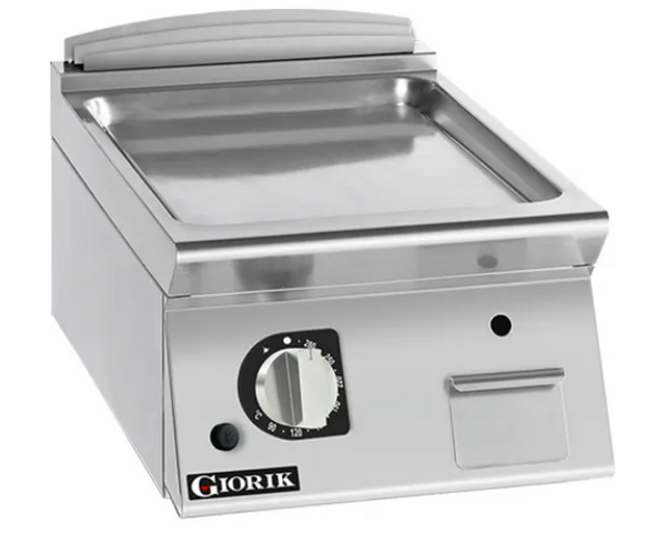 Giorik FLG72TCRXT | 700 Series | 400mm Wide | Smooth Satin Chrome | Gas Frytop