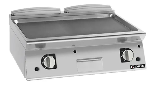 Giorik FLG741TFT | 700 Series | 800mm Wide | Smooth Mild Steel | Countertop | Gas Frytop