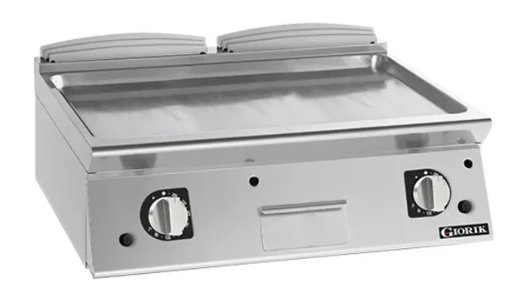 Giorik FLG941TCRXT| 900 Series | 800mm Wide | Countertop | Smooth Satin Chrome Plate | Gas Frytop