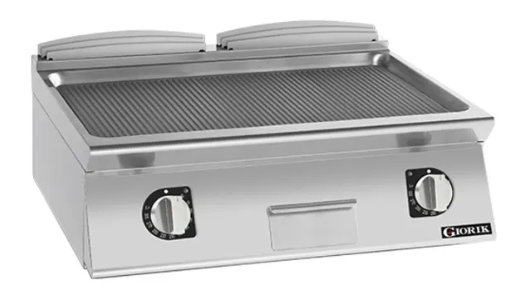 Giorik FRE741TFT | 700 Series | 800mm Wide | Ribbed Mild Steel | Countertop | Electric Frytop