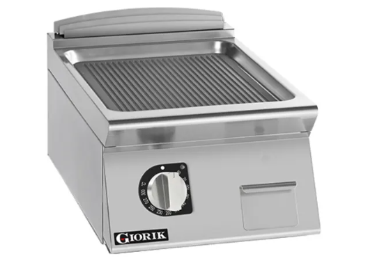 Giorik FRE92TFT| 900 Series| 400mm Wide | Countertop | Ribbed Mild Steel | Electric Frytop