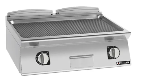 Giorik FRE941TFT| 900 Series | 800mm Wide | Countertop | Ribbed Mild Steel | Electric Frytop