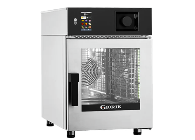 Giorik KM061WT.L.RO | Mini Touch | 6 x 1/1 GN | Electric Combi Oven | with Reverse Osmosis | and Left Hand Hinge Door | Combi Oven