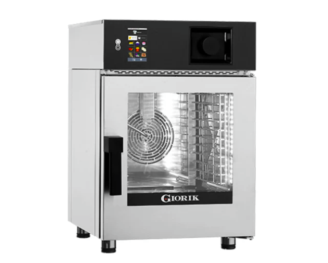 Giorik KM0623WT.L.RO | Mini Touch | 6 x 2/3 GN | Electric Combi Oven | with Reverse Osmosis|and Left Hand Hinge Door | Combi Oven