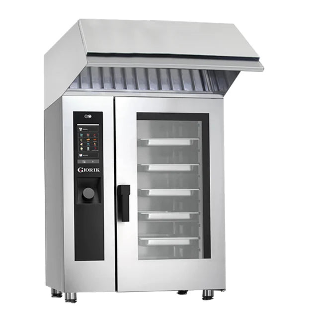 Giorik SEHE061WT.SF.H | Steambox Evolution| 6 X 1/1 GN | wit Standard Filter |and Ventless Hood | Electric | Combi Oven