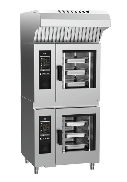 Giorik SEHEST.11.0610.L.RO.H | Steambox Evolution | 6 on 10 x 1/1 GN | with Ventless Hood & Reverse Osmosis | Left Hand Hinge Door | Electric | Combi Oven