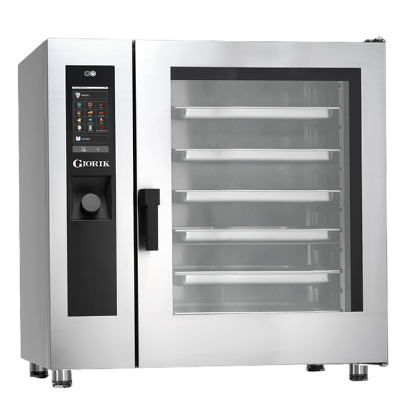 Giorik SEHG102WT.L.RO | Steambox Evolution | 10 X 2/1 GN | with Reverse Osmosis | Left Hand Hinge Door | Gas | Combi Oven