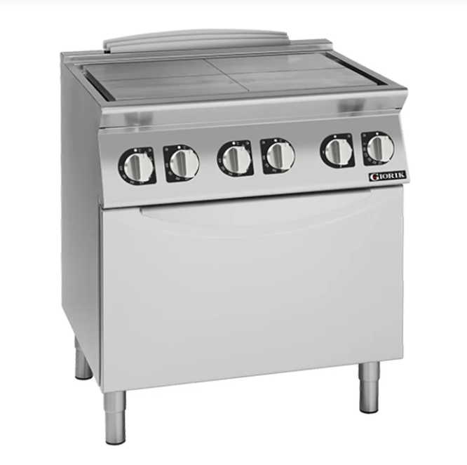 Giorik TE740ET | 700 Series | 800mm Wide | Electric Solid Top | On Electric Oven | Target Top