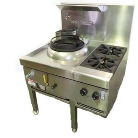 Goldstein CWA1B2M/G | 2 Open Burners | Asian Cooking Range | Mongolian | 1 Wok  Gas
