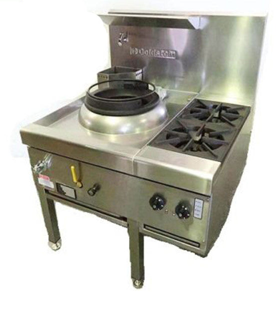Goldstein CWA1B2M/G |2 Open Burners | Asian Cooking Range | Mongolian | 1 Wok  Gas