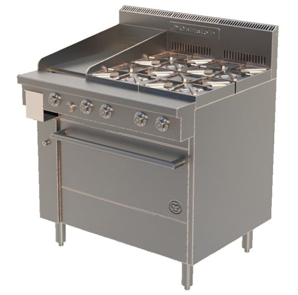 Goldstein PF12G428-X 914mm I Gas Oven Range I Static Oven I Oven Range