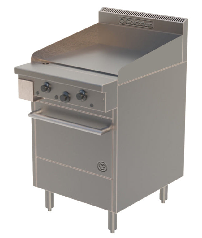 Goldstein PF24G20EFF-X Griddle Top with Fan Forced Electric Static Oven