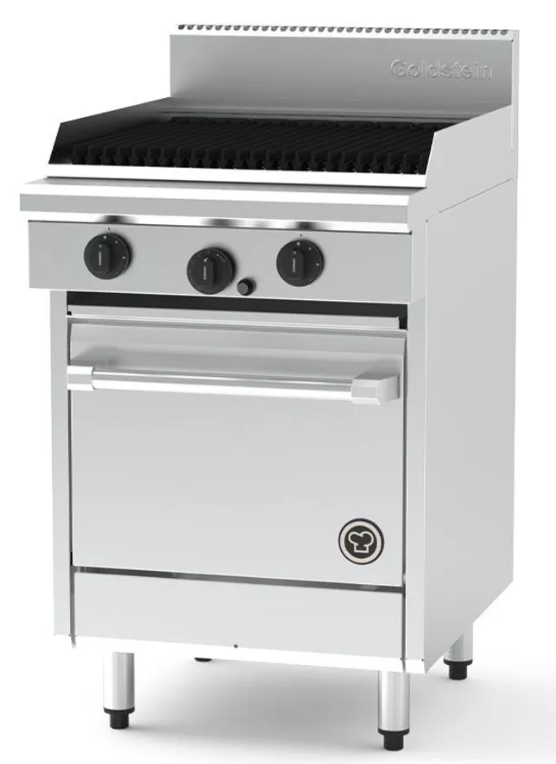 Goldstein PF24Q20FF-X Chargrill Top with Fan Forced Gas Static Oven