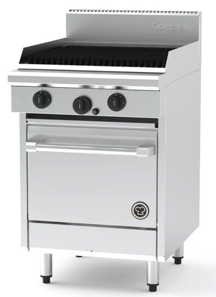 Goldstein PF24Q20FF-X Chargrill Top with Fan Forced Gas Static Oven