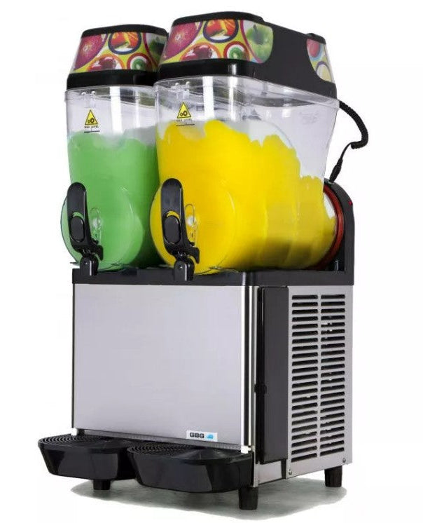 GBG GRANITIME 2 I Double Bowl Granita Machine I Slush Granita Machine I Granita Machine I 2 x 12ltr Bowl