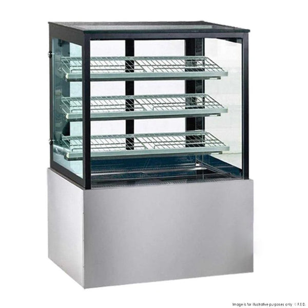 Bonvue H-SL820V | Heated Food Display | Square Glass | Stainless Steel | Hot Food Display Counter