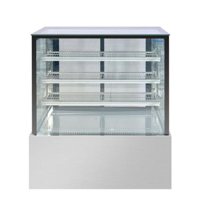 Bonvue H-SL840V | Heated Food Display | Square Glass | Stainless Steel | Hot Food Display Counter