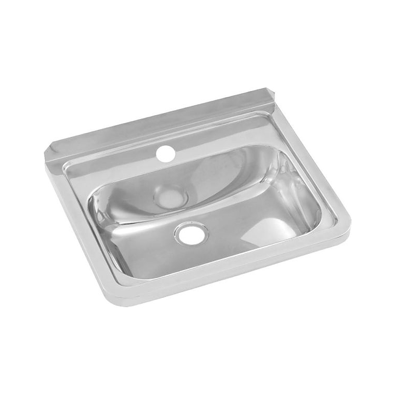 3monkeez HB-1TH Hand Basin, 40mm Outlet, 304 Grade Stainless Steel - 1 Tap Hole