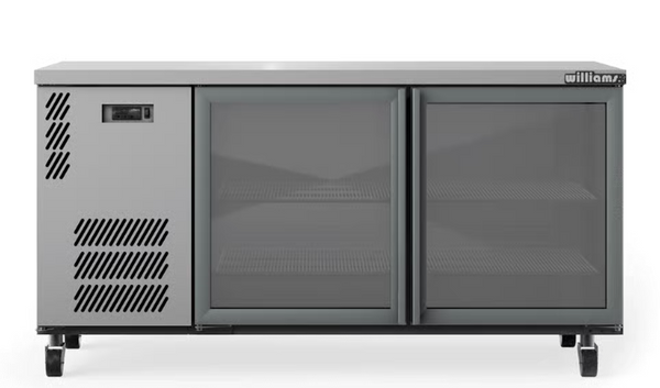Williams Refrigeration HB2UGSHC Boronia - 2 Glass Door Back Bar Fridge