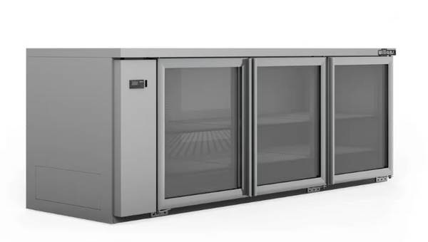 Williams Refrigeration HB3RGS Boronia Remote | Stainless Steel | 3 Glass Door | Underbench Fridge | Refrigerator | Back Bar Fridge