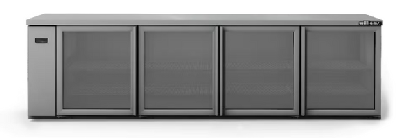 Williams Refrigeration HB4RGS Boronia Remote - 4 Glass Door Back Bar Fridge