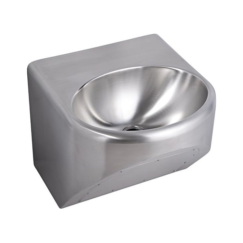 3monkeez HBD-R Round AS1428 Compliant Hand Basin with 40mm Plug and Waste, 304 Grade Stainless Steel