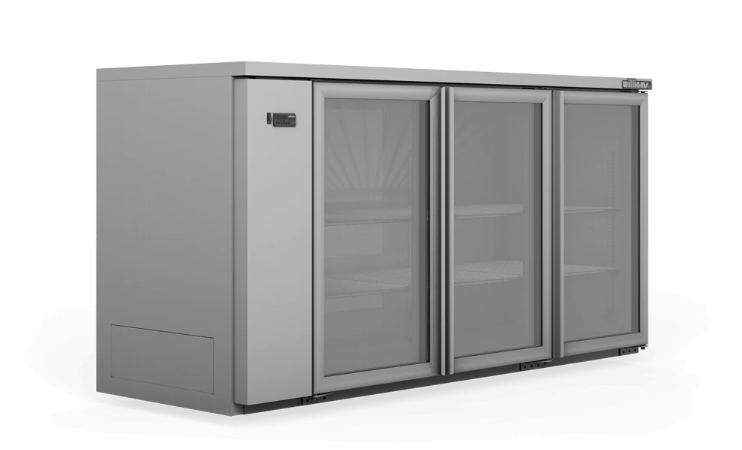Williams Refrigeration HC3RGS I Cameo Remote I Stainless Steel I Glass Door I 3 Door I Refrigerator I Back Bar Fridge