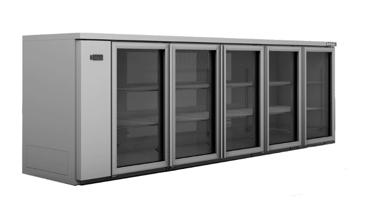 Williams Refrigeration HC5RGS I Cameo Remote I Stainless Steel I Glass Door I 5 Door I Refrigerator I Back Bar Fridge