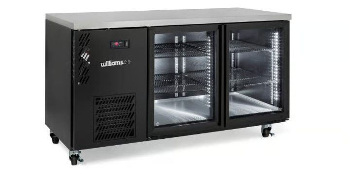 Williams Refrigeration HCM2UGSHC Cameo Mini - 2 Glass Door Back Bar Fridge