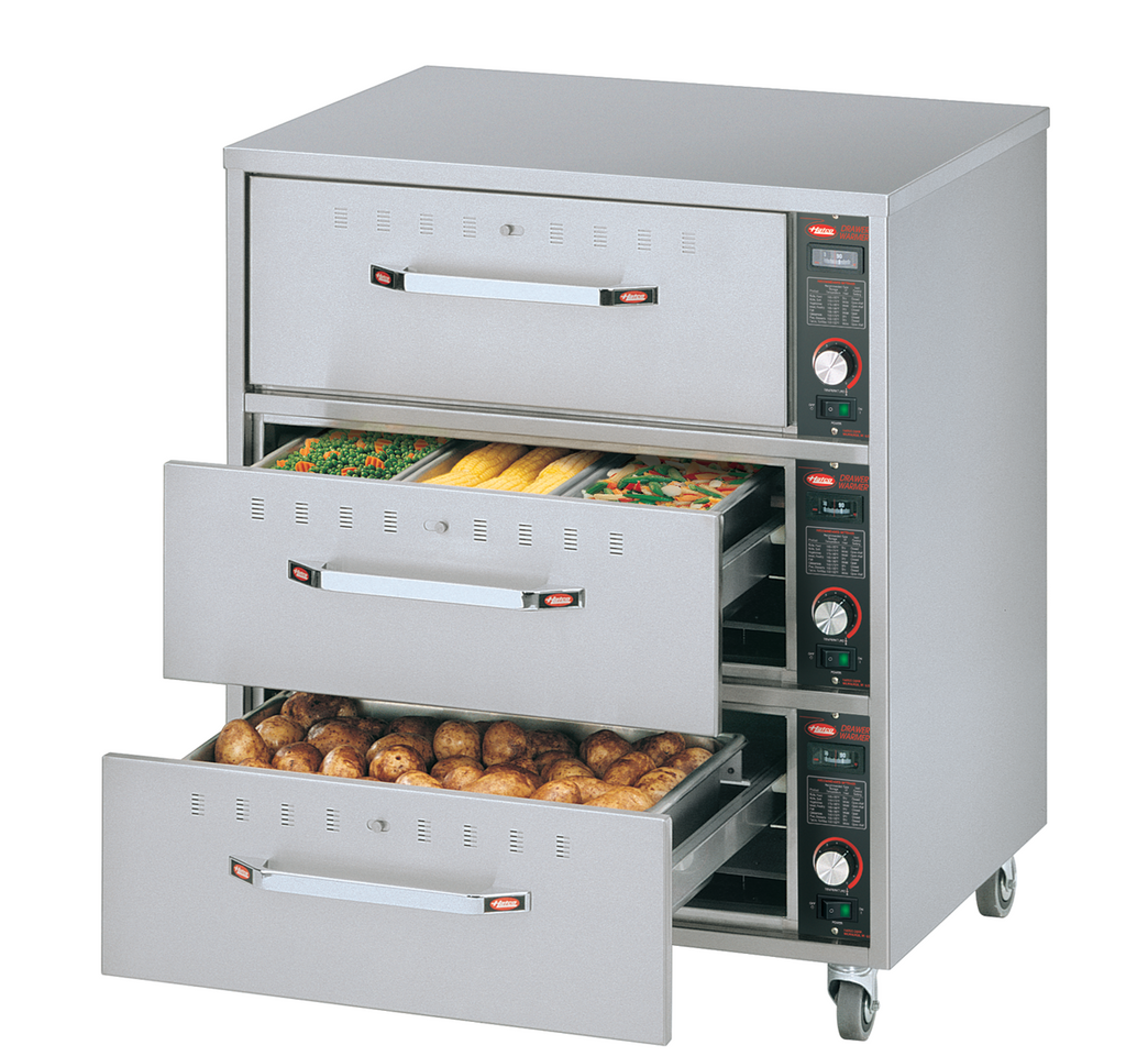 Hatco HDW-3 I Free Standing Drawer Warmer I Commercial Warming Drawer I Warmer Oven I Food Warmer Drawer I 12-Gauge Stainless Steel Slides