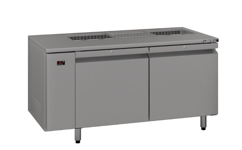 Williams Refrigeration HE2RSSBA Emerald 2 Door Remote Blown Airwell Fridge