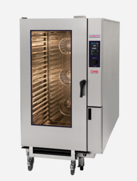 Combi Steamer, Hobart, HEJ202E, Heated, Electric Steamer, Combi Steam Oven, 20 Tray, Steamer
