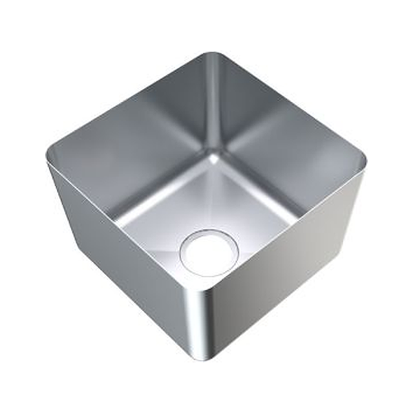3monkeez HF12 1.2mm Hand Fabricated Sink Bowl, 300x300x200
