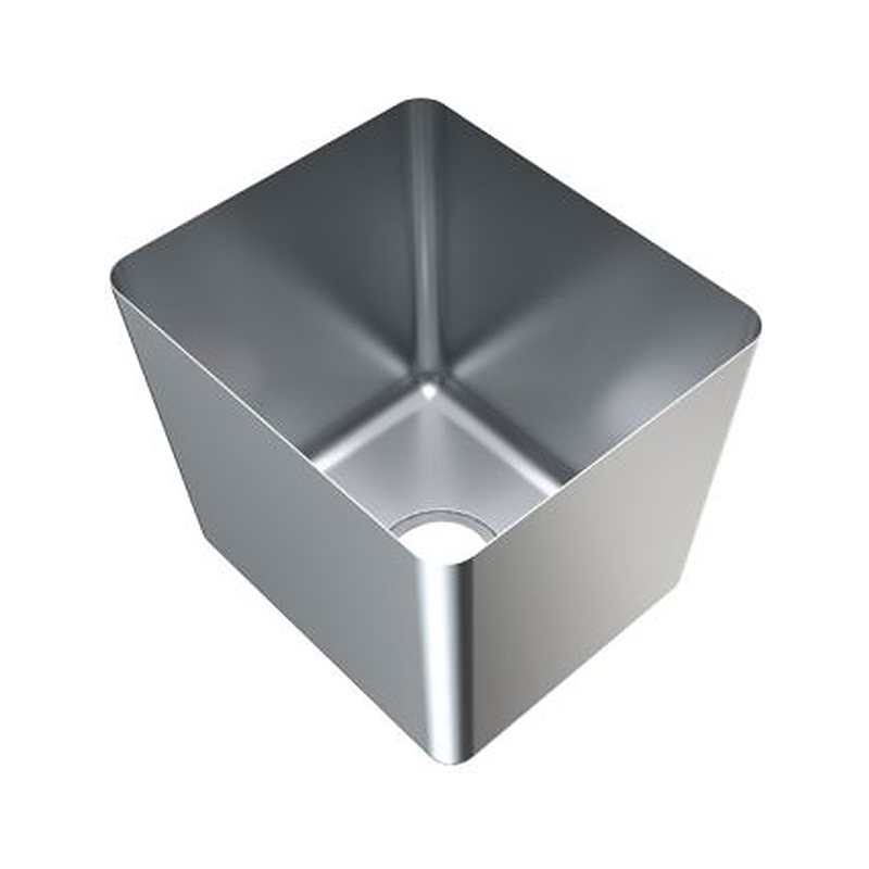 3monkeez HF13 1.2mm Hand Fabricated Sink Bowl, 350x300x300