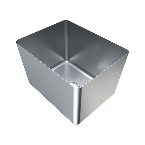 3monkeez HF16 1.2mm Hand Fabricated Sink Bowl, 350x450x300
