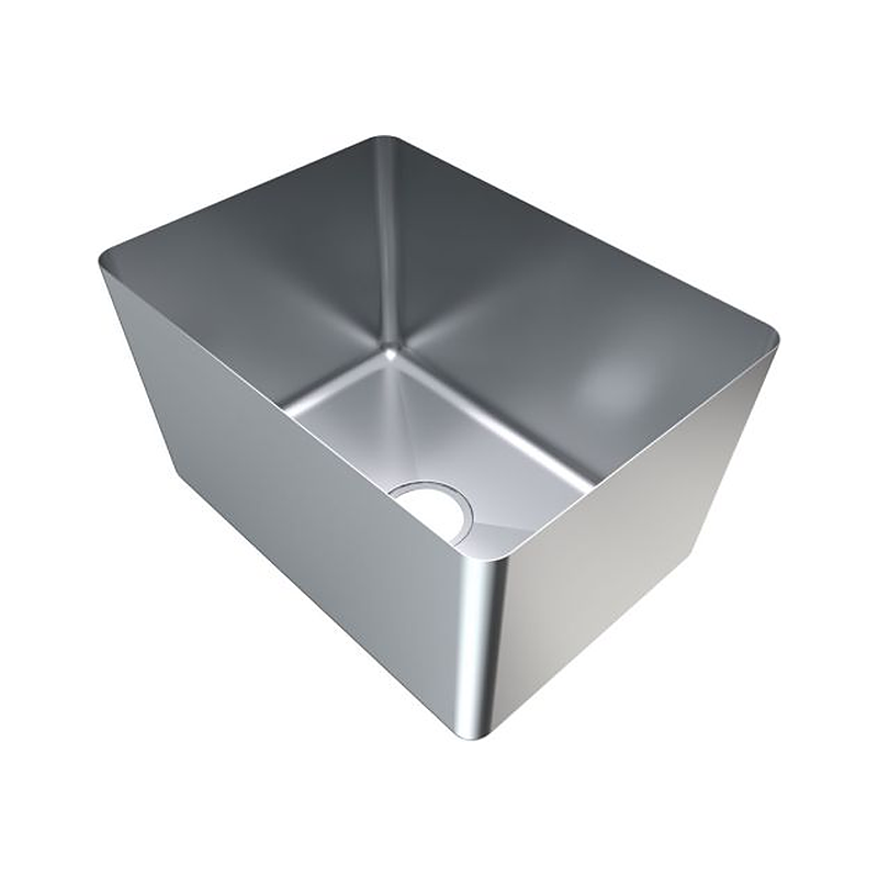 3monkeez HF18 1.2mm Hand Fabricated Sink Bowl, 530x380x300