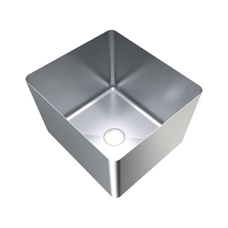 3monkeez HF20-316 1.5mm 316 Grade Hand Fabricated Sink Bowl, 450x400x300