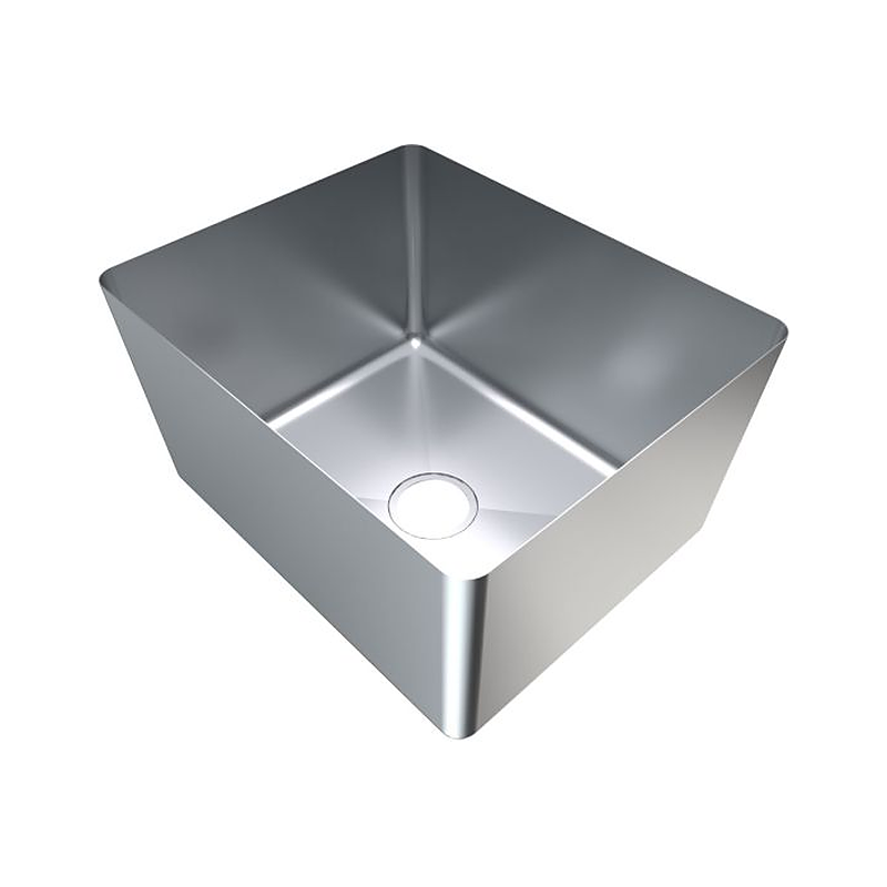 3monkeez HF21 1.2mm Hand Fabricated Sink Bowl, 550x450x300