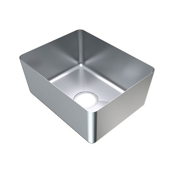 3monkeez HF453520 1.2mm Hand Fabricated Sink Bowl, 450x350x200