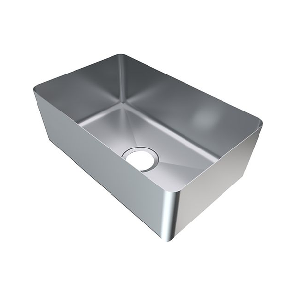 3monkeez HFG08 1.5mm Hand Fabricated Gastronorm Bowl, 350x560x200