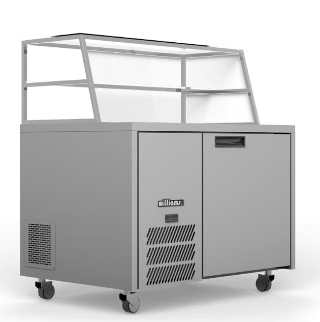 Williams Refrigeration HJ1SCBASS Jade SC | Stainless Steel | 1 Door | Sandwich Prep Counter
