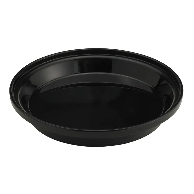 Cambro HK39B110 I Heat Keeper Insulated Base for 9" Plate I Black I Case of 6
