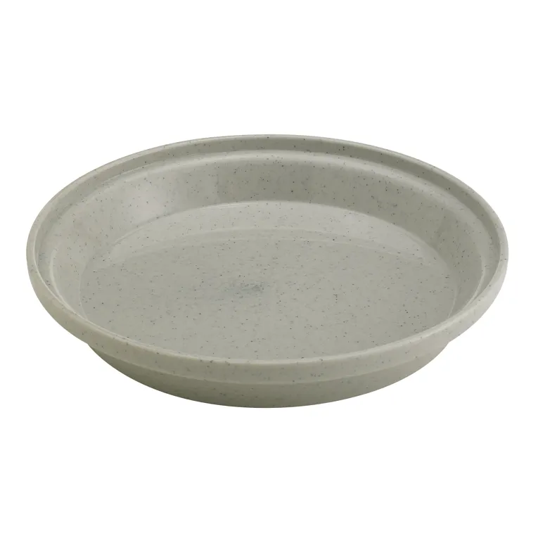 Cambro HK39B480 I Heat Keeper Insulated Base for 9" Plate I Speckled Gray I Case of 6
